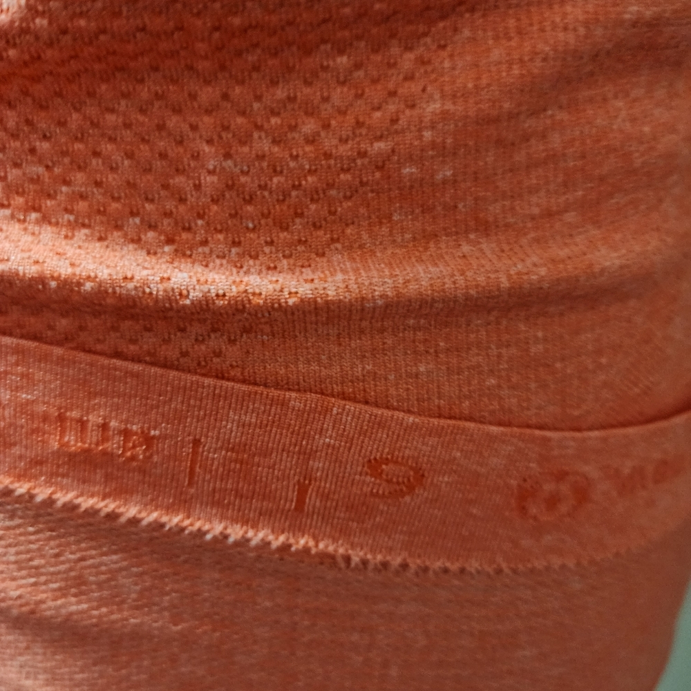 Lululemon Run Swiftly Salmon Charcoal Contrast Se… - image 7